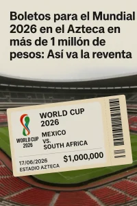 Boletos de 1 millón para el mundial