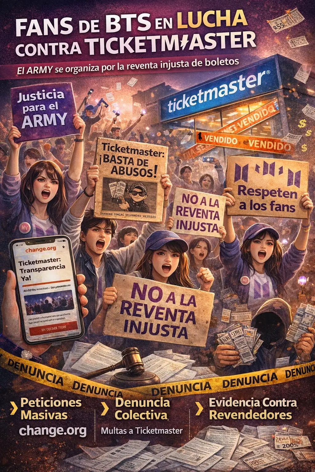 Ticketmaster y la batalla del ARMY por boletos de BTS: cuando los fans se organizan