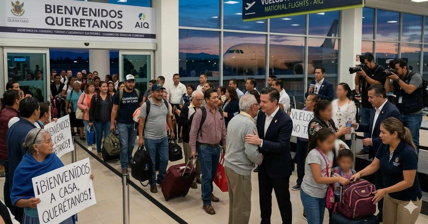 52 queretanos regresaron al estado