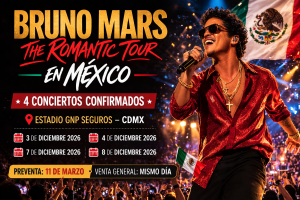 Bruno Mars anuncia conciertos en México con “The Romantic Tour”